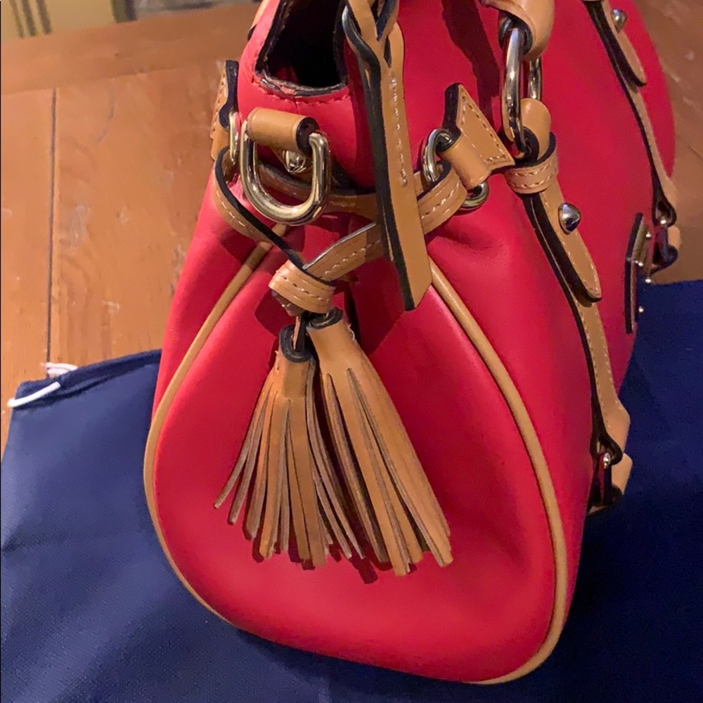 Dooney & Bourke City Medium Satchel - Geranium red (Style: BCITY1980 GEBS) - Picture 8 of 10